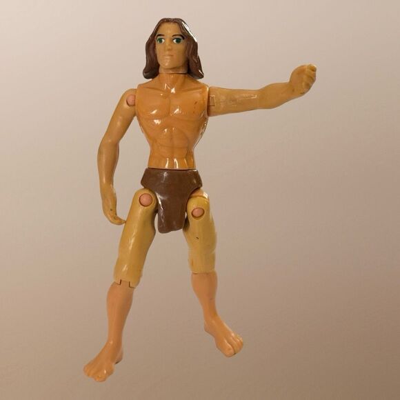 Vintage 1999 McDonalds Happy Meal Tarzan Burroughs Disney Action Figure 5” A14 - Picture 1 of 8